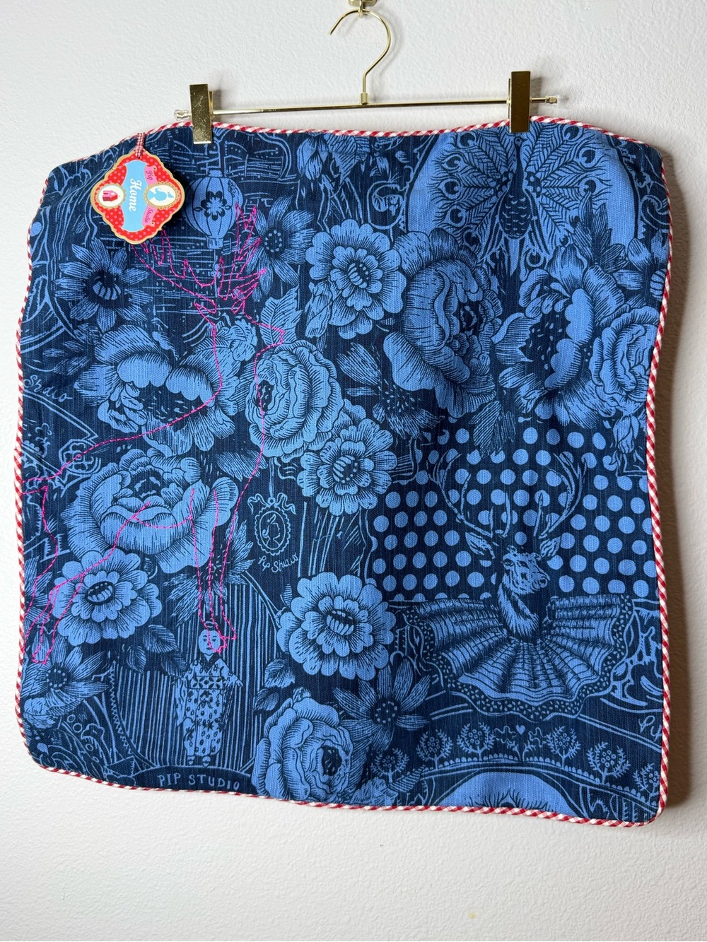 PIP STUDIOS 24x24 throw pillow cover Whimsical NWT’s